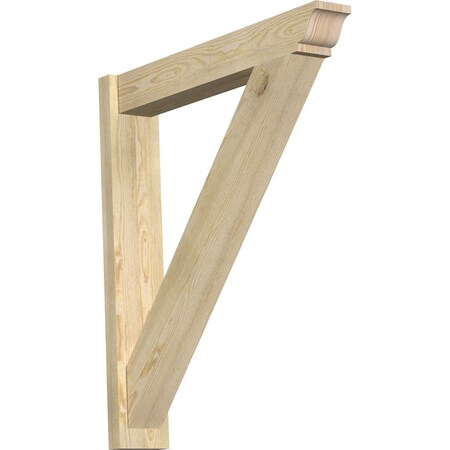 Ekena Millwork Traditional Traditional Rough Sawn Outlooker, Douglas Fir, 6"W x 34"D x 38"H OUT06X34X38TRA01RDF